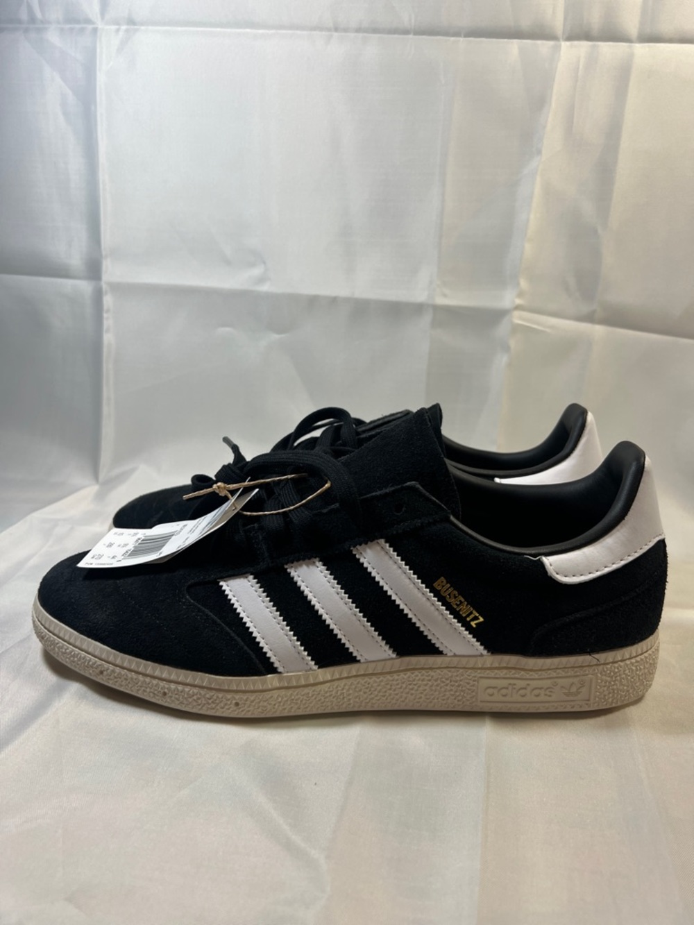 adidas Busenitz Suede Sneakers - Black with White Accents